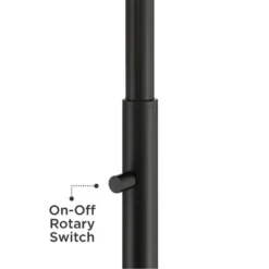 360 Lighting Modern Adjustable Floor Lamp With USB Charging Port 61" Tall Black Brass Living Room Reading -360 Lighting GUEST 10c9cfe8 b334 4663 afb5 45f39dbeba50