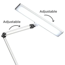 360 Lighting Flynn 25" High Modern Desk Lamps Set Of 2 USB Port Adjustable LED Black Silver Metal Home Office Living Room Charging Bedroom Bedside -360 Lighting GUEST 11e87cc5 e660 4367 9f80 abbc23700928