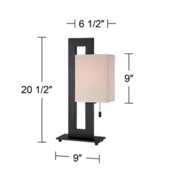 360 Lighting Modern Accent Table Lamps 20.5" High Set Of 2 Espresso Bronze Metal Open Rectangular Oatmeal Box Shade For Living Room Family 10 360 Lighting Modern Accent Table Lamps 20.5" High Set Of 2 Espresso Bronze Metal Open Rectangular Oatmeal Box Shade For Living Room Family -360 Lighting GUEST 12b70ff7 780f 4c2f a227 1b696d788055 1