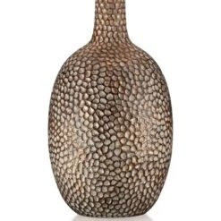 360 Lighting Chalane Rustic Accent Table Lamps 23 1/2" High Set Of 2 Antique Bronze Hammered Natural Linen Shade For Bedroom Living Room Bedside House -360 Lighting GUEST 17ce0372 5eda 423b bba3 c8cec8b3f4ed