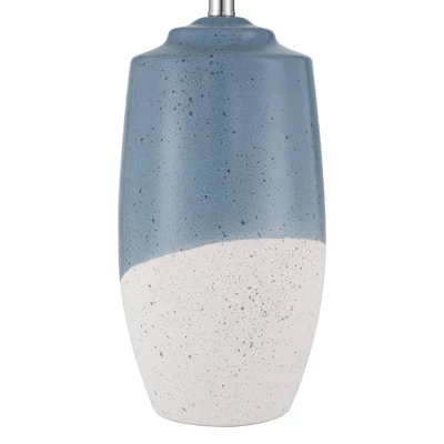 360 Lighting Aegean 28" Tall Coastal Modern Table Lamps Set Of 2 Blue White Finish Ceramic Beige Shade Living Room Bedroom Bedside Nightstand House 5 360 Lighting Aegean 28" Tall Coastal Modern Table Lamps Set Of 2 Blue White Finish Ceramic Beige Shade Living Room Bedroom Bedside Nightstand House - Image 5