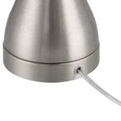 360 Lighting Koncave 24 1/2" High Modern Table Lamps Set Of 2 Silver Brushed Nickel Finish Metal White Shade Living Room Bedroom Bedside Nightstand 11 360 Lighting Koncave 24 1/2" High Modern Table Lamps Set Of 2 Silver Brushed Nickel Finish Metal White Shade Living Room Bedroom Bedside Nightstand -360 Lighting GUEST 1a21dbb1 ef71 4618 8d31 aa45b8568766