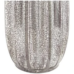 360 Lighting Stella Modern Table Lamp 30" Tall Fluted Mercury Ribbed Glass Taupe Drum Shade For Bedroom Living Room Bedside Nightstand Office Kids -360 Lighting GUEST 1cd2ecdc 5b43 4952 8635 b0ad22f708fd