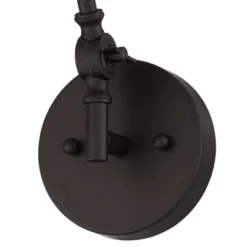 360 Lighting Wray Industrial Wall Lamp Rich Bronze Hardwire 6" Light Fixture Adjustable Up Down Cone Shade For Bedroom Bathroom Reading Living Room -360 Lighting GUEST 261df008 2f9a 4399 927a 4130c644a52c