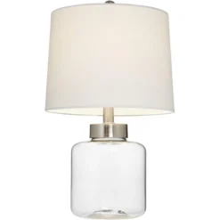 360 Lighting Coastal Accent Table Lamp With Table Top Dimmer Fillable 20.5" High Clear Glass Canister Off White Drum For Living Room Bedroom 12 360 Lighting Coastal Accent Table Lamp With Table Top Dimmer Fillable 20.5" High Clear Glass Canister Off White Drum For Living Room Bedroom -360 Lighting GUEST 27a8f6f3 4d5d 4fb3 b773 212069fc0f0e