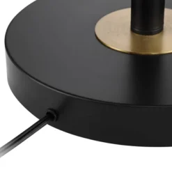 360 Lighting Wray Mid Century Modern 61" Tall Standing Floor Lamps Set Of 2 Lights Task Adjustable Black Metal Antique Brass Finish Living Room House -360 Lighting GUEST 2eae25d0 17ee 4a6e b7de 68ce654378ee