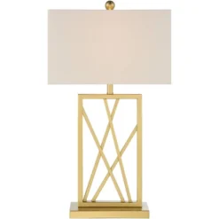 360 Lighting Claudia 26 1/2" Tall Open Metal Base Modern Glam Luxury Table Lamps Set Of 2 Gold Finish White Shade Living Room Bedroom Bedside 13 360 Lighting Claudia 26 1/2" Tall Open Metal Base Modern Glam Luxury Table Lamps Set Of 2 Gold Finish White Shade Living Room Bedroom Bedside -360 Lighting GUEST 31238764 f338 4361 9a40 09fffe19b480