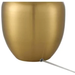 360 Lighting Becca 22" High Urn Small Modern Accent Table Lamps Set Of 2 Gold Brass Finish Metal White Shade Living Room Bedroom Bedside Nightstand -360 Lighting GUEST 3557f03f 23a6 41a4 bcbc 73f1d28c9501