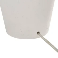 360 Lighting Modern Table Lamps 26" High Set Of 2 White Gourd Fabric Tapered Drum Shade For Bedroom Living Room House Home Bedside Nightstand Office -360 Lighting GUEST 3592c3b8 fa13 4752 9f11 0ae0f8c99304