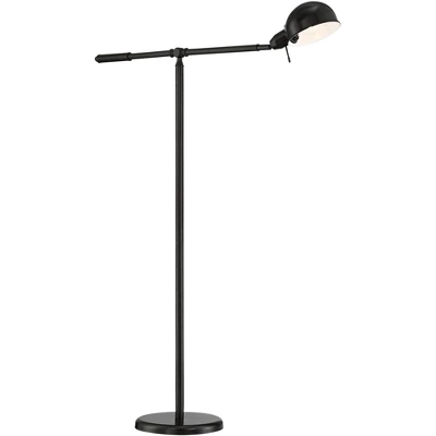 360 Lighting Dawson Traditional Pharmacy Floor Lamp 55" Tall Dark Bronze Metal Adjustable Boom Arm Dome Head For Living Room Reading Bedroom 7 360 Lighting Dawson Traditional Pharmacy Floor Lamp 55" Tall Dark Bronze Metal Adjustable Boom Arm Dome Head For Living Room Reading Bedroom - Image 7