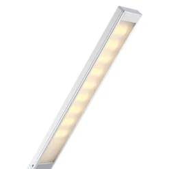 360 Lighting Jett Modern Desk Lamp 16 1/2" High Silver With USB Port And Nightlight LED Dimmer Touch On Off For Bedroom Bedside Nightstand Family Home -360 Lighting GUEST 4b97809e af18 47a3 9620 271ed817c8f3