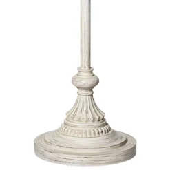 360 Lighting Vintage Chic Floor Lamp 60" Tall Antique White Washed Ivory Brocade Fabric Bell Shade For Living Room Reading Bedroom Office 10 360 Lighting Vintage Chic Floor Lamp 60" Tall Antique White Washed Ivory Brocade Fabric Bell Shade For Living Room Reading Bedroom Office -360 Lighting GUEST 520da67c 0ae9 406f b60e c590a964fb78