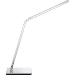 360 Lighting Jett Modern Desk Lamp 16 1/2" High Silver With USB Port And Nightlight LED Dimmer Touch On Off For Bedroom Bedside Nightstand Family Home -360 Lighting GUEST 5b454fdb 57a2 4bda 82b6 9f00f63f2538