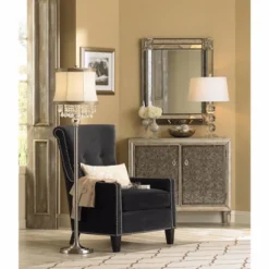 360 Lighting Mersenne Modern Table Lamp 26" High Clear Crystal Globes Stacked Silver Pole White Drum Shade For Bedroom Living Room Bedside Nightstand -360 Lighting GUEST 615d984f adb7 43a4 98e1 d9db3868394f