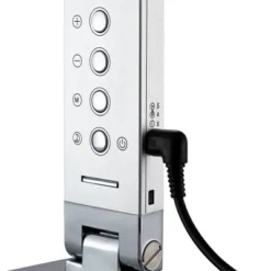 360 Lighting Jett Modern Desk Lamp 16 1/2" High Silver With USB Port And Nightlight LED Dimmer Touch On Off For Bedroom Bedside Nightstand Family Home -360 Lighting GUEST 62bdcb87 517c 4059 8405 04ec41b540f0