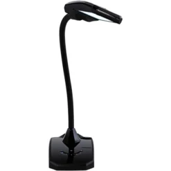 360 Lighting Ricky 13 3/4" High Small Modern Desk Lamps Set Of 2 USB Ports LED Gooseneck Black Home Office Living Room Charging Bedroom Bedside -360 Lighting GUEST 652a1dd8 36cf 43f3 b878 4c9128898928