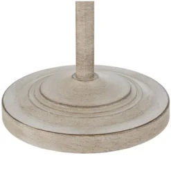 360 Lighting Carter Rustic Farmhouse 3 Piece Table Floor Lamp Set Beige Metal Cream Fabric Tapered Drum Shade For Living Room Bedroom Office House -360 Lighting GUEST 71dd9444 0dd1 4b08 8b22 aa33711c40f3