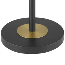 360 Lighting Rayna Mid Century Modern 61 1/2" Tall Standing Floor Lamps Set Of 2 Lights Downbridge Task Foot Switch Black Gold Living Room Bedroom -360 Lighting GUEST 7548d7f2 ed02 4c3e b888 ce3462f08273
