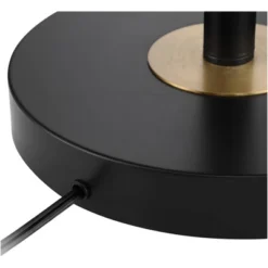 360 Lighting Modern Adjustable Floor Lamp With USB Charging Port 61" Tall Black Brass Living Room Reading -360 Lighting GUEST 7c9b6c8b 7bda 46f2 8a98 789d081eddb2