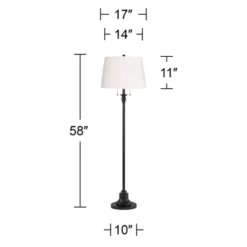 360 Lighting Dyna 58" High Pleated Shade Black 2-Light Floor Lamp 6 360 Lighting Dyna 58" High Pleated Shade Black 2-Light Floor Lamp -360 Lighting GUEST 7e88703b 3452 40dc 8b2d 4b411d00bbf9