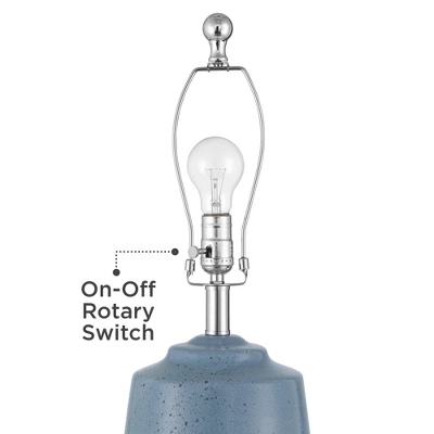 360 Lighting Aegean 28" Tall Coastal Modern Table Lamps Set Of 2 Blue White Finish Ceramic Beige Shade Living Room Bedroom Bedside Nightstand House 4 360 Lighting Aegean 28" Tall Coastal Modern Table Lamps Set Of 2 Blue White Finish Ceramic Beige Shade Living Room Bedroom Bedside Nightstand House - Image 4