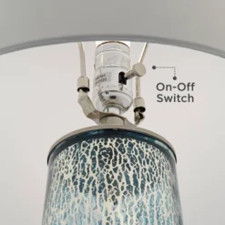 360 Lighting Marcus Modern Table Lamp 30" Tall Mercury Glass Column Shape White Drum Shade For Bedroom Living Room Bedside Nightstand Office Kids Home 10 360 Lighting Marcus Modern Table Lamp 30" Tall Mercury Glass Column Shape White Drum Shade For Bedroom Living Room Bedside Nightstand Office Kids Home -360 Lighting GUEST 8d0540b3 9a97 4b7b 98ff f272698a7d49 1