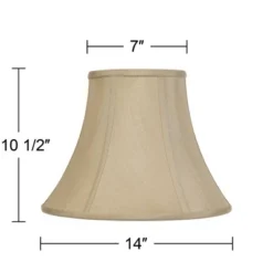 360 Lighting Traditional Floor Lamp Swing Arm 70" Tall Antique Brass Imperial Taupe Fabric Bell Shade For Living Room Reading Bedroom -360 Lighting GUEST 9724e0d0 7ec3 4884 b7b0 96cd01a0e9de