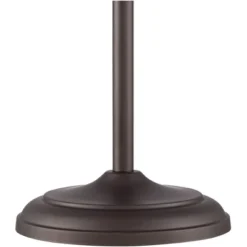 360 Lighting Riley Rustic Farmhouse Torchiere Floor Lamp With Side Lights 72" Tall Painted Bronze Metal Clear Glass Shade For Living Room Reading Home -360 Lighting GUEST 9dc8e3a9 b44d 4e63 ac63 254201670f3a