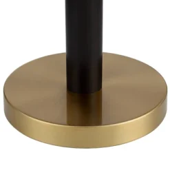 360 Lighting Mid Century Modern Desk Lamp 19 1/2" High Brown Wood White Frosted Glass Dome Shade For Bedroom Living Room Office -360 Lighting GUEST 9e95bd21 af2d 4676 a815 151215c518bc