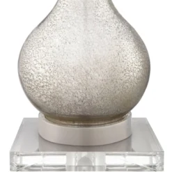 360 Lighting Ledger Modern Accent Table Lamps Set Of 2 With Square Risers 22 3/4" High Mercury Glass USB Port Dimmers Off-White Shade For Office Desk 9 360 Lighting Ledger Modern Accent Table Lamps Set Of 2 With Square Risers 22 3/4" High Mercury Glass USB Port Dimmers Off-White Shade For Office Desk -360 Lighting GUEST a10dd7ab deb1 45b9 a69c 8ec04500fd3e