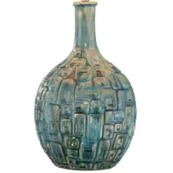 360 Lighting Mid Century Modern Table Lamps 26" High Set Of 2 Ceramic Teal Glaze Handcrafted White Empire Shade For Living Room (Colors May Vary) -360 Lighting GUEST a3d56fab 9b87 4f16 86fa e3510aee9efa