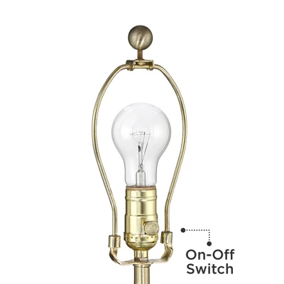 360 Lighting Modern Table Lamp With USB Charging Port 20.5" High Green Ribbed Ceramic Oatmeal Fabric Drum Shade For Bedroom Desk (Color May Vary) 4 360 Lighting Modern Table Lamp With USB Charging Port 20.5" High Green Ribbed Ceramic Oatmeal Fabric Drum Shade For Bedroom Desk (Color May Vary) - Image 4