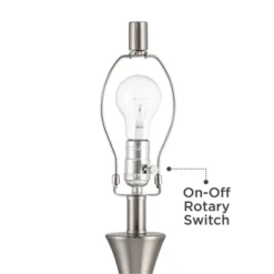 360 Lighting Koncave 24 1/2" High Modern Table Lamps Set Of 2 Silver Brushed Nickel Finish Metal White Shade Living Room Bedroom Bedside Nightstand 12 360 Lighting Koncave 24 1/2" High Modern Table Lamps Set Of 2 Silver Brushed Nickel Finish Metal White Shade Living Room Bedroom Bedside Nightstand -360 Lighting GUEST accdd3ca 0517 4d6e 92ed 405e1b37b14c