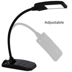 360 Lighting Ricky 13 3/4" High Small Modern Desk Lamps Set Of 2 USB Ports LED Gooseneck Black Home Office Living Room Charging Bedroom Bedside -360 Lighting GUEST b1ba077b b8b4 40c4 957d 9a7c6c7ddf40