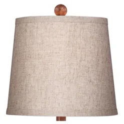360 Lighting Fraiser Modern Accent Table Lamp 23 1/2" High Brown Faux Wood Oatmeal Drum Shade For Bedroom Living Room Bedside Nightstand Office Kids 12 360 Lighting Fraiser Modern Accent Table Lamp 23 1/2" High Brown Faux Wood Oatmeal Drum Shade For Bedroom Living Room Bedside Nightstand Office Kids -360 Lighting GUEST b8cd430a 8165 434d b6c1 81a2567e87c9