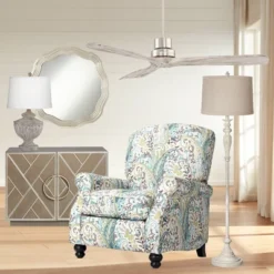 360 Lighting Vintage Shabby Chic Floor Lamp 60" Tall Antique White Washed Natural Linen Fabric Drum Shade For Living Room Reading Bedroom Office -360 Lighting GUEST b91baf39 2200 43dc 8507 fd7ab205734b