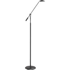 360 Lighting Traditional Pharmacy Floor Lamp LED Dimmable 62" Tall Black Adjustable Arm For Living Room Reading Bedroom Office -360 Lighting GUEST b97b96b2 dcad 4f84 82ef c5188d12ebc3