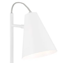 360 Lighting Chase 23" High Small Modern Desk Lamps Set Of 2 USB Port White Metal Home Office Living Room Charging Bedroom Bedside Nightstand -360 Lighting GUEST b9c18fd6 9ece 4eb4 93ce 8f9f9dab2f45