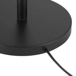 360 Lighting Karis Farmhouse Rustic 62 1/2" Tall Standing Floor Lamps Set Of 2 Lights Downbridge Edison Foot Switch Metal Matte Black Glass Shade -360 Lighting GUEST b9dc4438 7bff 466f b874 59584fdace99