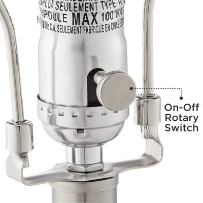 360 Lighting Ledger Modern Accent Table Lamps Set Of 2 With Square Risers 22 3/4" High Mercury Glass USB Port Dimmers Off-White Shade For Office Desk 4 360 Lighting Ledger Modern Accent Table Lamps Set Of 2 With Square Risers 22 3/4" High Mercury Glass USB Port Dimmers Off-White Shade For Office Desk - Image 4