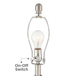 360 Lighting Kate Modern Coastal Table Lamp With Round Riser 25 3/4" High Blue Ceramic Oatmeal Fabric Drum Shade For Bedroom Living Room Bedside Kids -360 Lighting GUEST bf542537 7640 4d15 8a8b 0c5786fda901