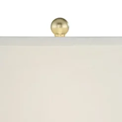 360 Lighting Simone Modern Table Lamps 28" Tall Set Of 2 Gold Metal With USB Charging Port White Rectangular Shade For Bedroom Living Room Nightstand -360 Lighting GUEST cbcbd37d f81a 4c26 8089 92ece80d8ab6