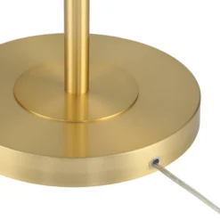 360 Lighting Modern Downbridge Floor Lamp 61 1/2" Tall Warm Gold Metal Off-White Linen Drum Shade For Living Room Reading Bedroom 11 360 Lighting Modern Downbridge Floor Lamp 61 1/2" Tall Warm Gold Metal Off-White Linen Drum Shade For Living Room Reading Bedroom -360 Lighting GUEST d01cacf9 52ab 48e4 9560 f3ffba0a6363