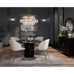 360 Lighting Caledan Modern Accent Table Lamp 10 1/2" High Clear Crystal Rods For Bedroom Bedside Nightstand Office Kids Family House Home -360 Lighting GUEST d341d6c2 a613 4732 ab2b 717d095763e2