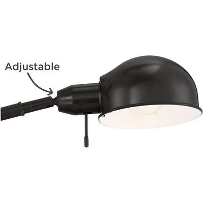 360 Lighting Dawson Traditional Pharmacy Floor Lamp 55" Tall Dark Bronze Metal Adjustable Boom Arm Dome Head For Living Room Reading Bedroom 2 360 Lighting Dawson Traditional Pharmacy Floor Lamp 55" Tall Dark Bronze Metal Adjustable Boom Arm Dome Head For Living Room Reading Bedroom - Image 2