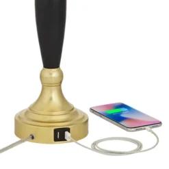 360 Lighting Kamila Traditional Table Lamps 27" Tall Set Of 2 Gold Black With Dual USB Charging Ports White Drum Shade For Bedroom Bedside Family Desk 10 360 Lighting Kamila Traditional Table Lamps 27" Tall Set Of 2 Gold Black With Dual USB Charging Ports White Drum Shade For Bedroom Bedside Family Desk -360 Lighting GUEST df731a95 8e5a 400d 8faa d444be0f7d6c