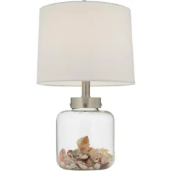 360 Lighting Coastal Accent Table Lamps 20.5" High Set Of 2 Small Clear Glass Fillable Shells White Drum Shade For Living Room Family Bedroom 15 360 Lighting Coastal Accent Table Lamps 20.5" High Set Of 2 Small Clear Glass Fillable Shells White Drum Shade For Living Room Family Bedroom -360 Lighting GUEST e0a0b5d6 9a5e 4e62 8f4a 3caa5df5f12f