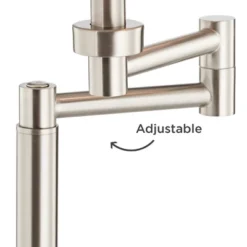 360 Lighting Camber Modern Desk Table Lamp 29" Tall Brushed Steel With USB And AC Power Outlet In Base Swing Arm Linen Shade For Bedroom Living Room 13 360 Lighting Camber Modern Desk Table Lamp 29" Tall Brushed Steel With USB And AC Power Outlet In Base Swing Arm Linen Shade For Bedroom Living Room -360 Lighting GUEST f1eae3c4 e0cf 4b3c 9675 26f878e9f512