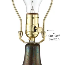 360 Lighting Emma 21" High Small Mid Century Modern Accent Table Lamps Set Of 2 Brown Wood Finish Ceramic Oatmeal Shade Living Room Bedroom Bedside 11 360 Lighting Emma 21" High Small Mid Century Modern Accent Table Lamps Set Of 2 Brown Wood Finish Ceramic Oatmeal Shade Living Room Bedroom Bedside -360 Lighting GUEST f55adb87 9244 419d befb f7829fe89ac4